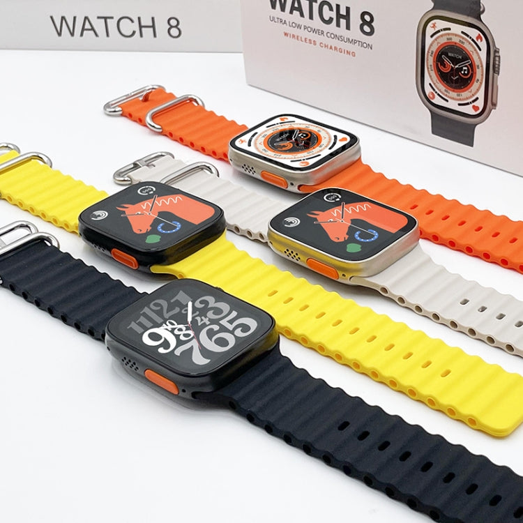 Montre intelligente à écran IPS KD99 Ultra 1,99 pouces, prend en charge la surveillance de la fréquence cardiaque et de l'oxygène sanguin / Modes sportifs