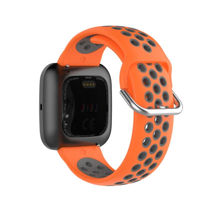 Pour Fitbit Versa 2 / Versa / Versa Lite 23mm Fermoir Bracelet Sport Deux Couleurs Bracelet de Montre