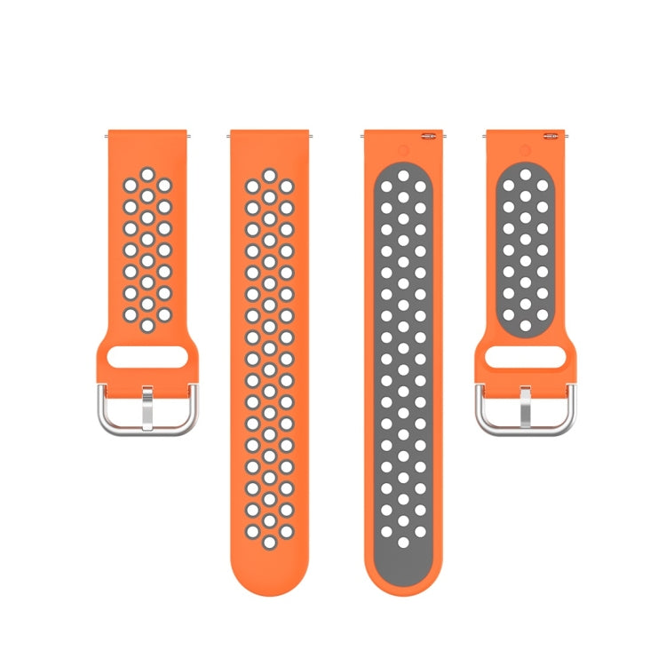 Pour Fitbit Versa 2 / Versa / Versa Lite 23mm Fermoir Bracelet Sport Deux Couleurs Bracelet de Montre
