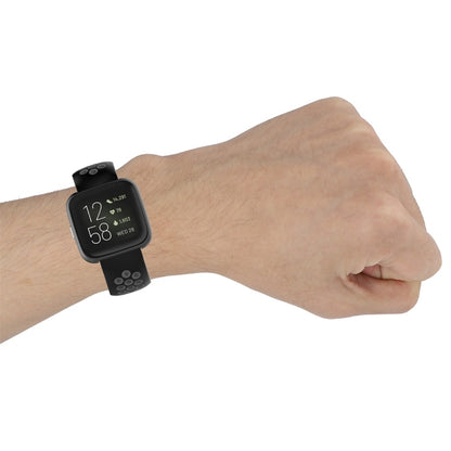 Pour Fitbit Versa 2 / Versa / Versa Lite 23mm Fermoir Bracelet Sport Deux Couleurs Bracelet de Montre
