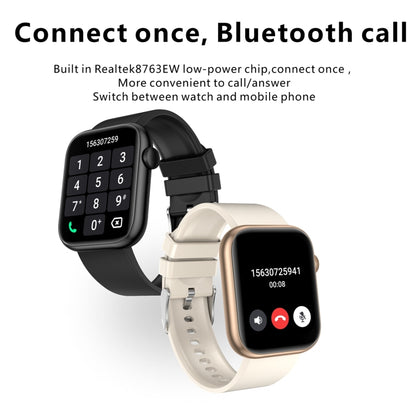 QX7 Montre intelligente à écran TFT de 1,85 pouces, Prise en charge des appels Bluetooth / Surveillance du foyer / Plus de 100 modes sportifs