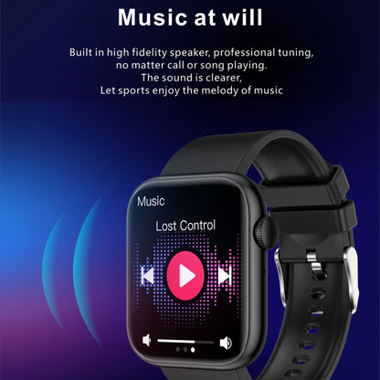 QX7 Montre intelligente à écran TFT de 1,85 pouces, Prise en charge des appels Bluetooth / Surveillance du foyer / Plus de 100 modes sportifs