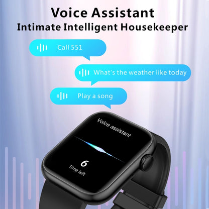 QX7 Montre intelligente à écran TFT de 1,85 pouces, Prise en charge des appels Bluetooth / Surveillance du foyer / Plus de 100 modes sportifs