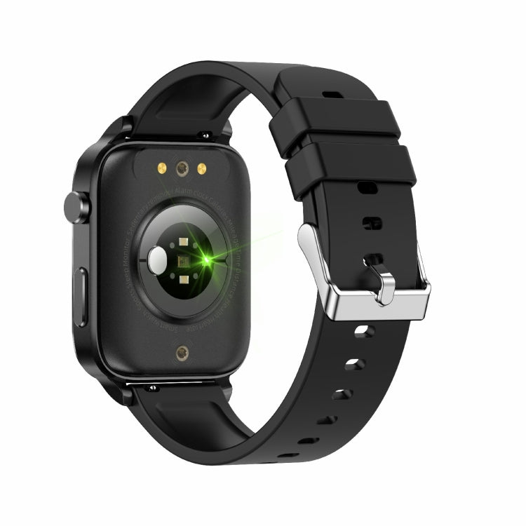F100 1,7 pouces HD Square Screen TPU Strap Smart Watch Prend en charge la surveillance de la température corporelle / la surveillance de l'oxygène sanguin, TPU Strap(Black), TPU Strap(Red), TPU Strap(Blue)