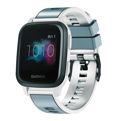 Bracelet de montre en silicone bicolore à armure toile, For Samsung Galaxy Watch 5 40mm / 44mm