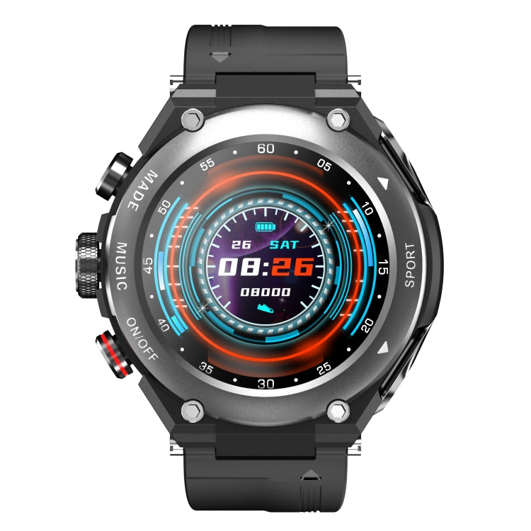 T92 1.28 pouces IPS écran tactile 2 en 1 casque Bluetooth montre intelligente, prise en charge de la surveillance de la fréquence cardiaque/musique Bluetooth