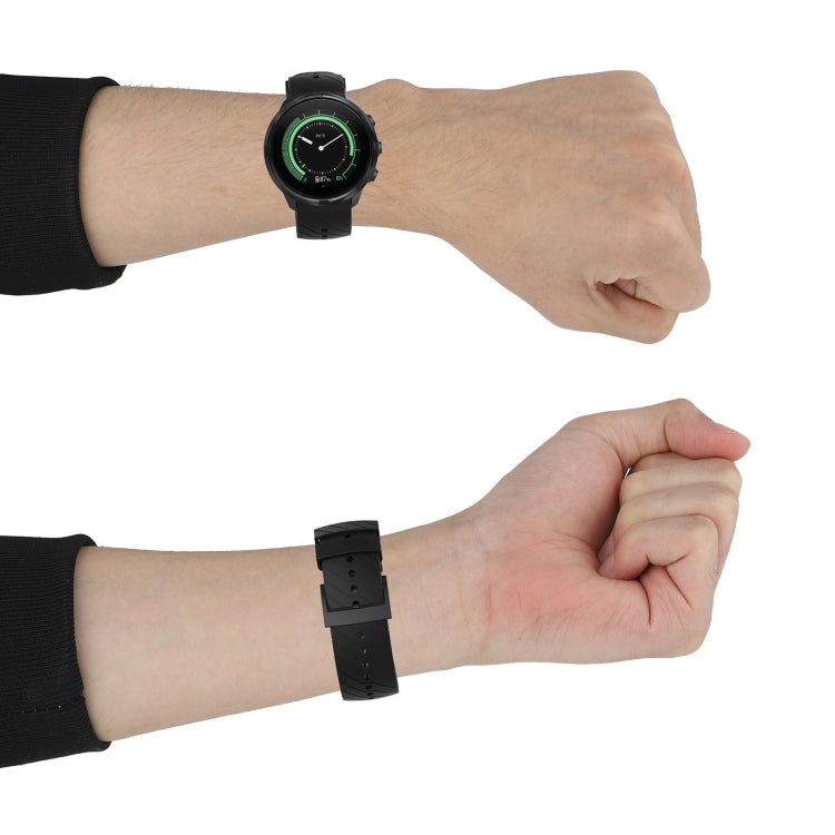 Pour le bracelet en silicone Suunto 9 Lightning