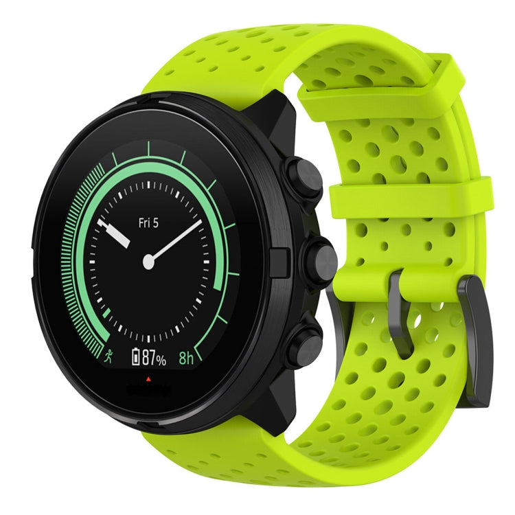 Pour le bracelet en silicone respirant Suunto 9, exclure le sujet