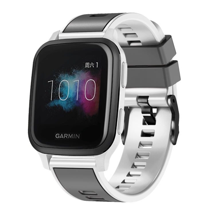 Bracelet de montre en silicone bicolore à armure toile, For Samsung Galaxy Watch 5 Pro 45mm