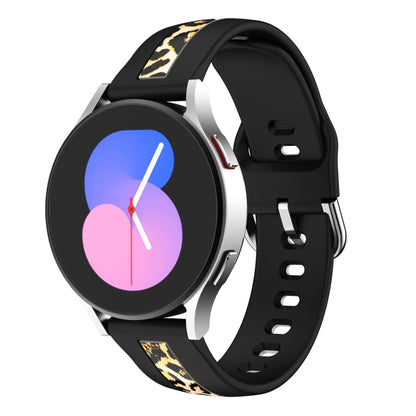 Bracelet de montre en silicone à impression de grain vertical, For Samsung Galaxy Watch 5 40mm / 44mm, For Samsung Galaxy Watch 5 Pro 45mm