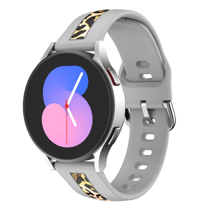 Bracelet de montre en silicone à impression de grain vertical, For Samsung Galaxy Watch 5 40mm / 44mm, For Samsung Galaxy Watch 5 Pro 45mm