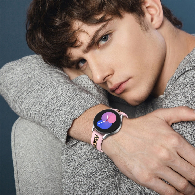 Bracelet de montre en silicone à impression de grain vertical, For Samsung Galaxy Watch 5 40mm / 44mm, For Samsung Galaxy Watch 5 Pro 45mm