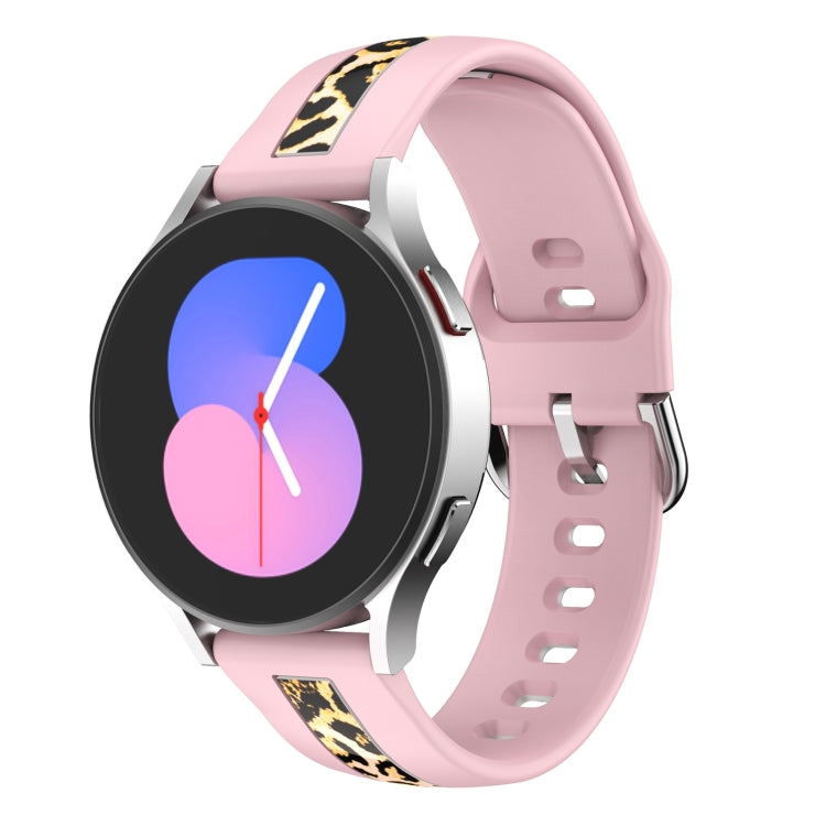 Bracelet de montre en silicone à impression de grain vertical, For Samsung Galaxy Watch 5 40mm / 44mm, For Samsung Galaxy Watch 5 Pro 45mm