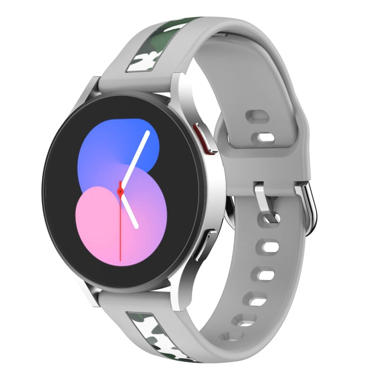 Bracelet de montre en silicone à impression de grain vertical, For Samsung Galaxy Watch 5 40mm / 44mm, For Samsung Galaxy Watch 5 Pro 45mm