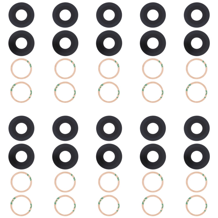 Lentille de caméra arrière 10 pièces, For Xiaomi Redmi Note 11SE, For Xiaomi Poco F4 GT, For Xiaomi Redmi K40S/Poco F4, For Xiaomi Redmi Note 11E/Redmi 10 5G/Redmi 11 Prime 5G, For Xiaomi Black Shark 4S/Black Shark 4S Pro, For OPPO Reno7 5G/Reno7 5G Ch...
