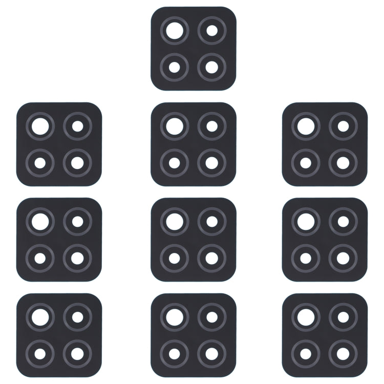 Lentille de caméra arrière 10 pièces, For Xiaomi Redmi Note 11SE, For Xiaomi Poco F4 GT, For Xiaomi Redmi K40S/Poco F4, For Xiaomi Redmi Note 11E/Redmi 10 5G/Redmi 11 Prime 5G, For Xiaomi Black Shark 4S/Black Shark 4S Pro, For OPPO Reno7 5G/Reno7 5G Ch...