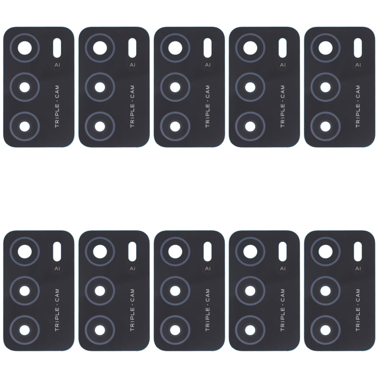 Lentille de caméra arrière 10 pièces, For Xiaomi Redmi Note 11SE, For Xiaomi Poco F4 GT, For Xiaomi Redmi K40S/Poco F4, For Xiaomi Redmi Note 11E/Redmi 10 5G/Redmi 11 Prime 5G, For Xiaomi Black Shark 4S/Black Shark 4S Pro, For OPPO Reno7 5G/Reno7 5G Ch...
