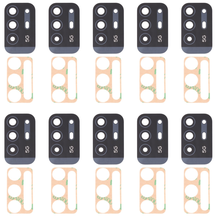 Lentille de caméra arrière 10 pièces, For Xiaomi Redmi Note 11SE, For Xiaomi Poco F4 GT, For Xiaomi Redmi K40S/Poco F4, For Xiaomi Redmi Note 11E/Redmi 10 5G/Redmi 11 Prime 5G, For Xiaomi Black Shark 4S/Black Shark 4S Pro, For OPPO Reno7 5G/Reno7 5G Ch...
