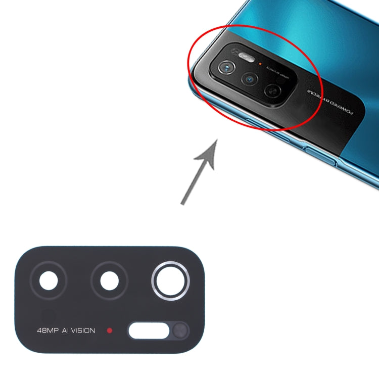 Lentille de caméra arrière 10 pièces, For Xiaomi Redmi Note 11SE, For Xiaomi Poco F4 GT, For Xiaomi Redmi K40S/Poco F4, For Xiaomi Redmi Note 11E/Redmi 10 5G/Redmi 11 Prime 5G, For Xiaomi Black Shark 4S/Black Shark 4S Pro, For OPPO Reno7 5G/Reno7 5G Ch...
