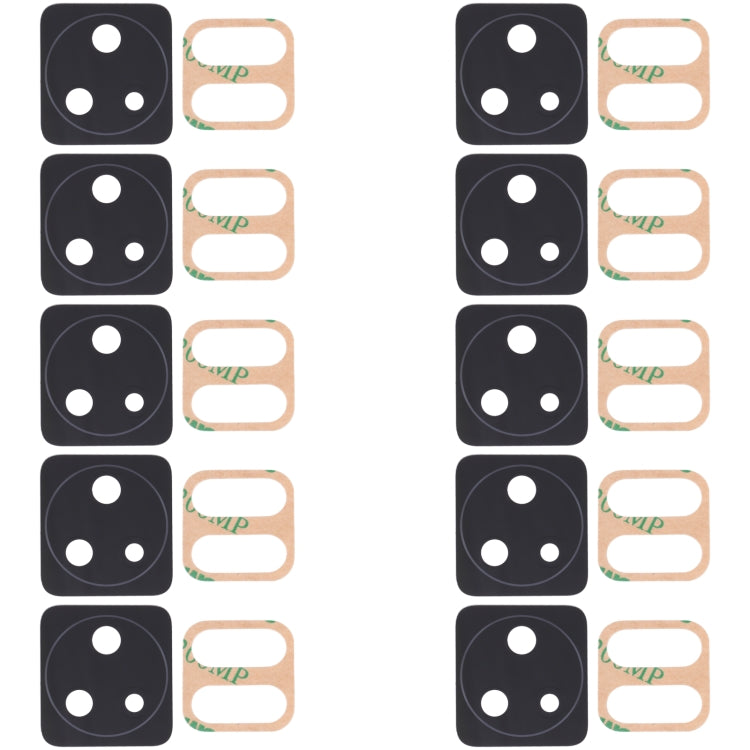 Lentille de caméra arrière 10 pièces, For Xiaomi Redmi Note 11SE, For Xiaomi Poco F4 GT, For Xiaomi Redmi K40S/Poco F4, For Xiaomi Redmi Note 11E/Redmi 10 5G/Redmi 11 Prime 5G, For Xiaomi Black Shark 4S/Black Shark 4S Pro, For OPPO Reno7 5G/Reno7 5G Ch...