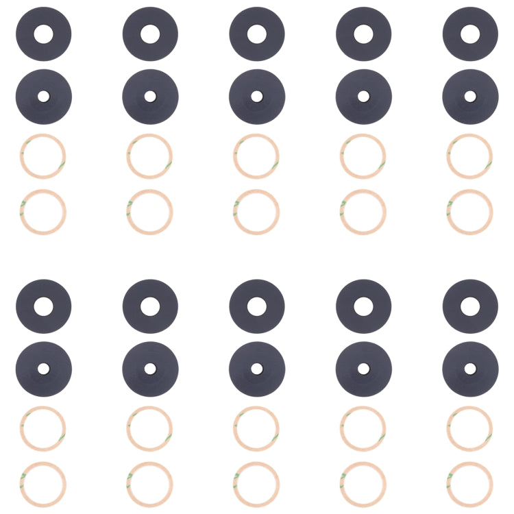 Lentille de caméra arrière 10 pièces, For Xiaomi Redmi Note 11SE, For Xiaomi Poco F4 GT, For Xiaomi Redmi K40S/Poco F4, For Xiaomi Redmi Note 11E/Redmi 10 5G/Redmi 11 Prime 5G, For Xiaomi Black Shark 4S/Black Shark 4S Pro, For OPPO Reno7 5G/Reno7 5G Ch...