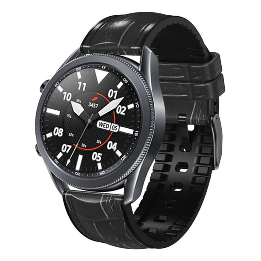 Bracelet de montre en cuir de silicone à texture articulaire en bambou, For Huawei GT 3 Pro 46mm