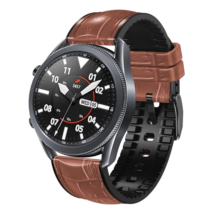 Bracelet de montre en cuir de silicone à texture articulaire en bambou, For Huawei GT 3 Pro 46mm