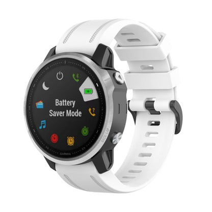 Pour Garmin Fenix 6S 20mm Bracelet de montre à texture officielle à dégagement rapide, with Plastic Button