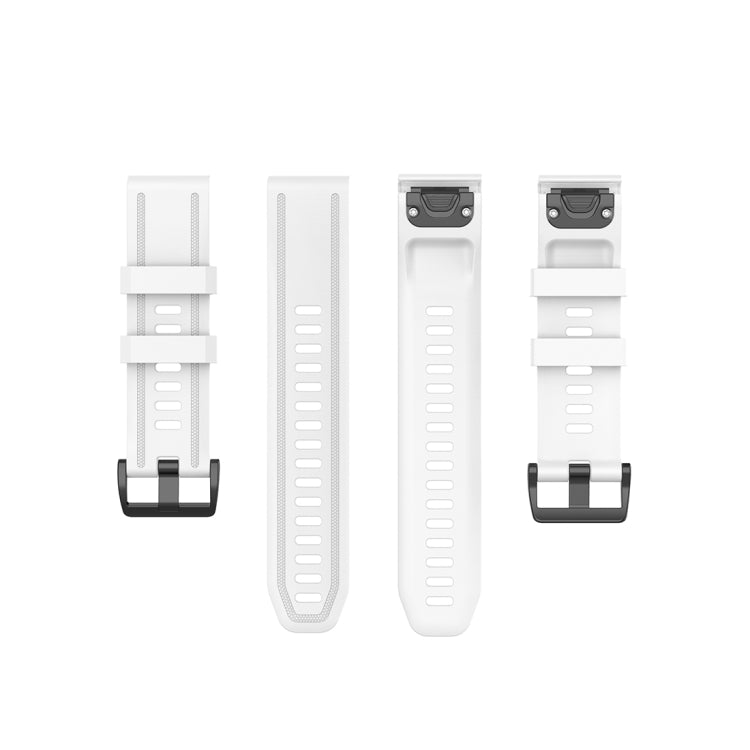 Pour Garmin Fenix 6S 20mm Bracelet de montre à texture officielle à dégagement rapide, with Plastic Button