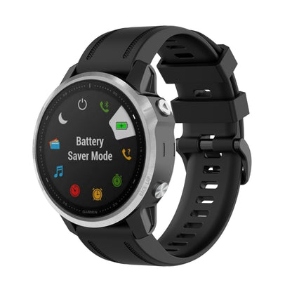 Pour Garmin Fenix 6S 20mm Bracelet de montre à texture officielle à dégagement rapide, with Plastic Button