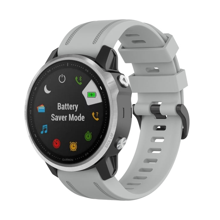 Pour Garmin Fenix 6S 20mm Bracelet de montre à texture officielle à dégagement rapide, with Plastic Button