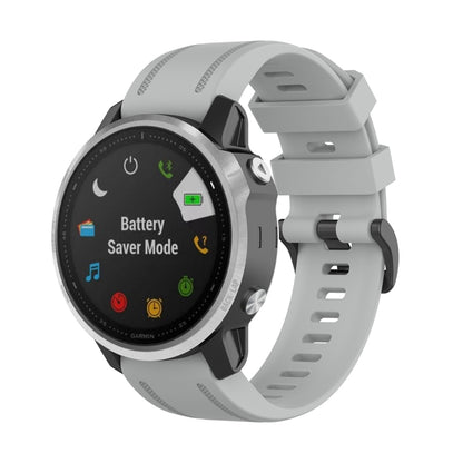 Pour Garmin Fenix 6S 20mm Bracelet de montre à texture officielle à dégagement rapide, with Plastic Button