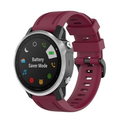 Pour Garmin Fenix 6S 20mm Bracelet de montre à texture officielle à dégagement rapide, with Plastic Button