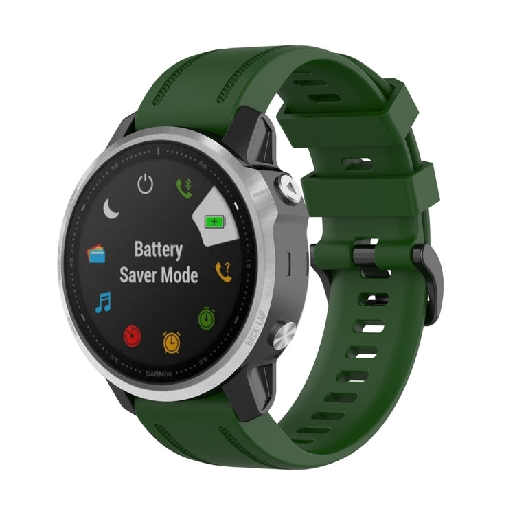 Pour Garmin Fenix 6S 20mm Bracelet de montre à texture officielle à dégagement rapide, with Plastic Button