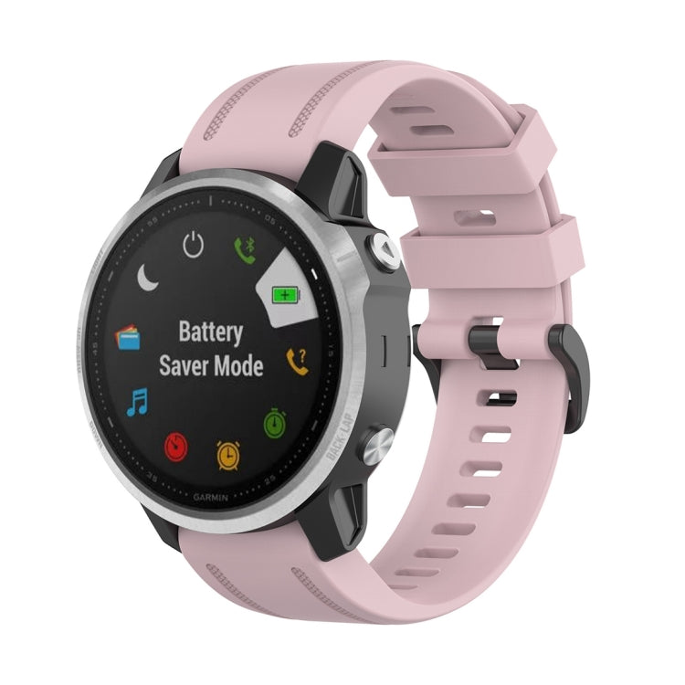 Pour Garmin Fenix 6S 20mm Bracelet de montre à texture officielle à dégagement rapide, with Plastic Button
