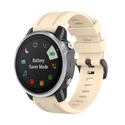 Pour Garmin Fenix 6S 20mm Bracelet de montre à texture officielle à dégagement rapide, with Plastic Button