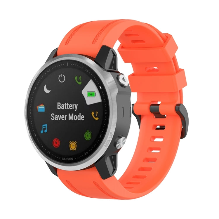 Pour Garmin Fenix 6S 20mm Bracelet de montre à texture officielle à dégagement rapide, with Plastic Button