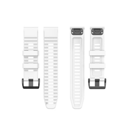 Pour Garmin Fenix 6 22mm Bracelet de montre à texture officielle à dégagement rapide, with Plastic Button