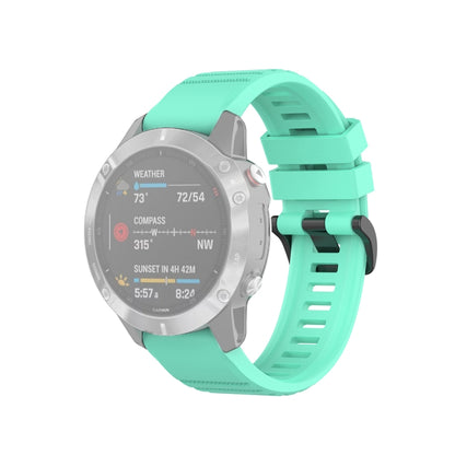 Pour Garmin Fenix 6 22mm Bracelet de montre à texture officielle à dégagement rapide, with Plastic Button