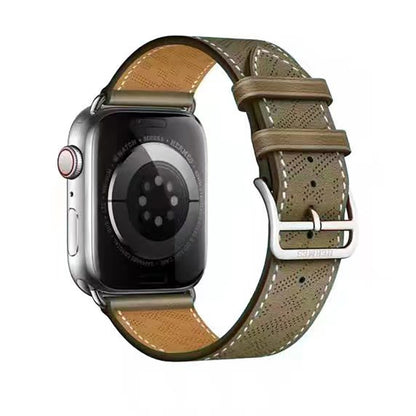 Bracelet en cuir microporeux, For Apple Watch Ultra 49mm / Series 8&7 45mm / SE 2&6&SE&5&4 44mm / 3&2&1 42mm, For Apple Watch Series 8&7 41mm / SE 2&6&SE&5&4 40mm / 3&2&1 38mm