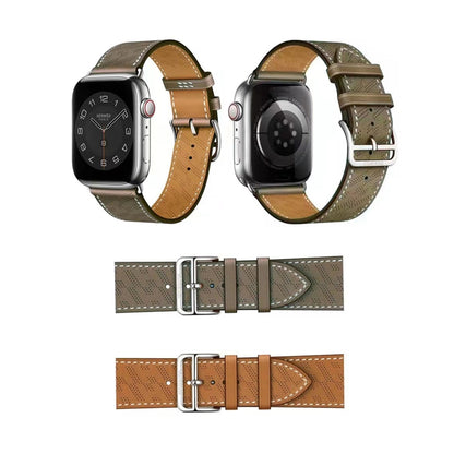Bracelet en cuir microporeux, For Apple Watch Ultra 49mm / Series 8&7 45mm / SE 2&6&SE&5&4 44mm / 3&2&1 42mm, For Apple Watch Series 8&7 41mm / SE 2&6&SE&5&4 40mm / 3&2&1 38mm