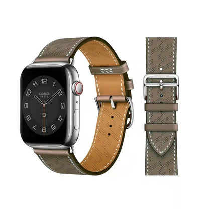 Bracelet en cuir microporeux, For Apple Watch Ultra 49mm / Series 8&7 45mm / SE 2&6&SE&5&4 44mm / 3&2&1 42mm, For Apple Watch Series 8&7 41mm / SE 2&6&SE&5&4 40mm / 3&2&1 38mm