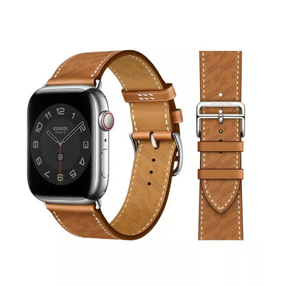 Bracelet en cuir microporeux, For Apple Watch Ultra 49mm / Series 8&7 45mm / SE 2&6&SE&5&4 44mm / 3&2&1 42mm, For Apple Watch Series 8&7 41mm / SE 2&6&SE&5&4 40mm / 3&2&1 38mm