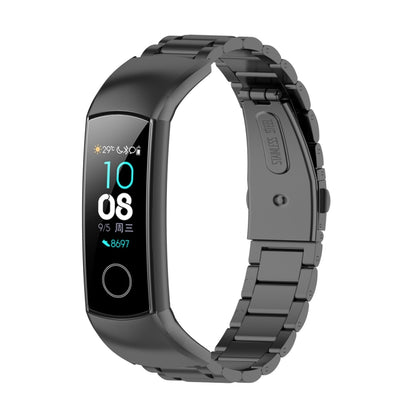 Pour Huawei Honor Band 4 (CRS-B19) / Honor Band 5 (CRS-B19S) Bracelet de montre en acier à trois perles, For Honor Band 4
