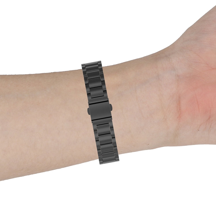 Pour Huawei Honor Band 4 (CRS-B19) / Honor Band 5 (CRS-B19S) Bracelet de montre en acier à trois perles, For Honor Band 4