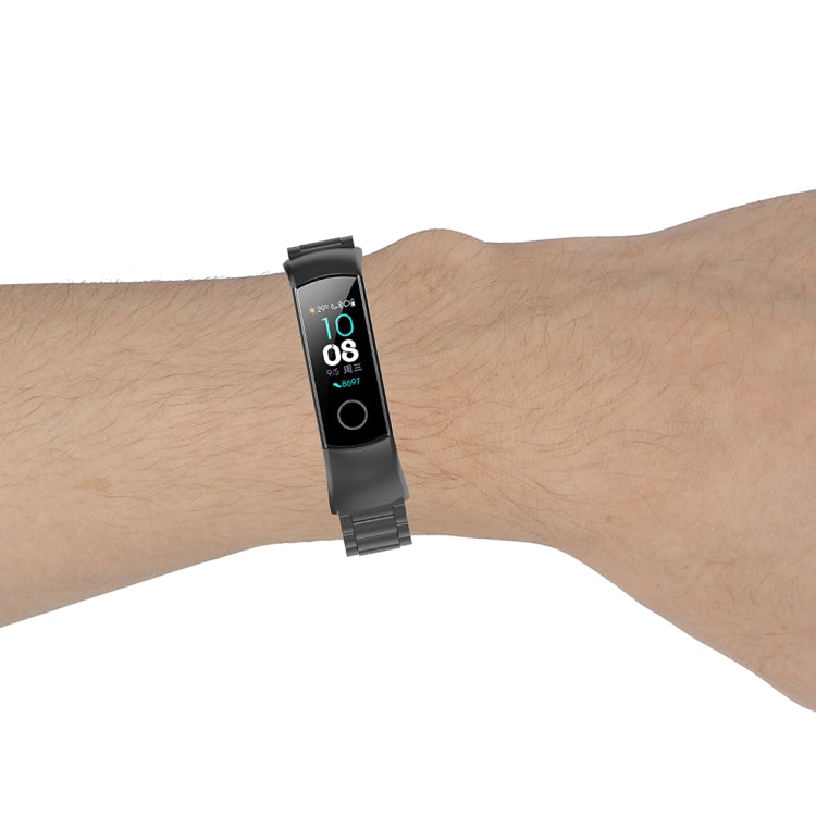 Pour Huawei Honor Band 4 (CRS-B19) / Honor Band 5 (CRS-B19S) Bracelet de montre en acier à trois perles, For Honor Band 4