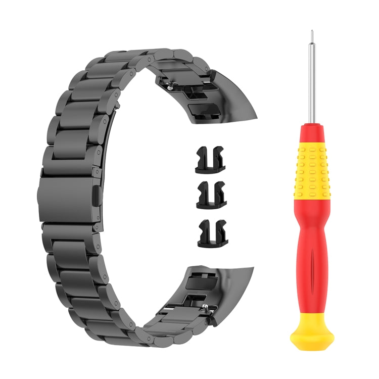 Pour Huawei Honor Band 4 (CRS-B19) / Honor Band 5 (CRS-B19S) Bracelet de montre en acier à trois perles, For Honor Band 4