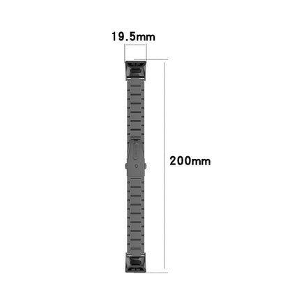 Pour Huawei Honor Band 4 (CRS-B19) / Honor Band 5 (CRS-B19S) Bracelet de montre en acier à trois perles, For Honor Band 4
