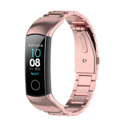 Pour Huawei Honor Band 4 (CRS-B19) / Honor Band 5 (CRS-B19S) Bracelet de montre en acier à trois perles, For Honor Band 4