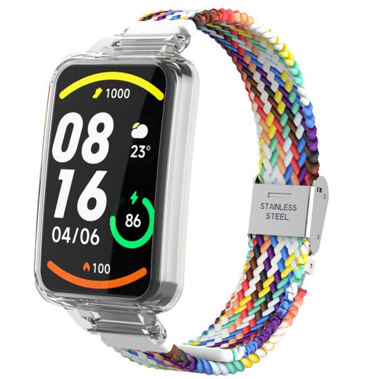 Bracelet de montre intégré à boucle en nylon tressé, For Xiaomi Mi Band 7 Pro